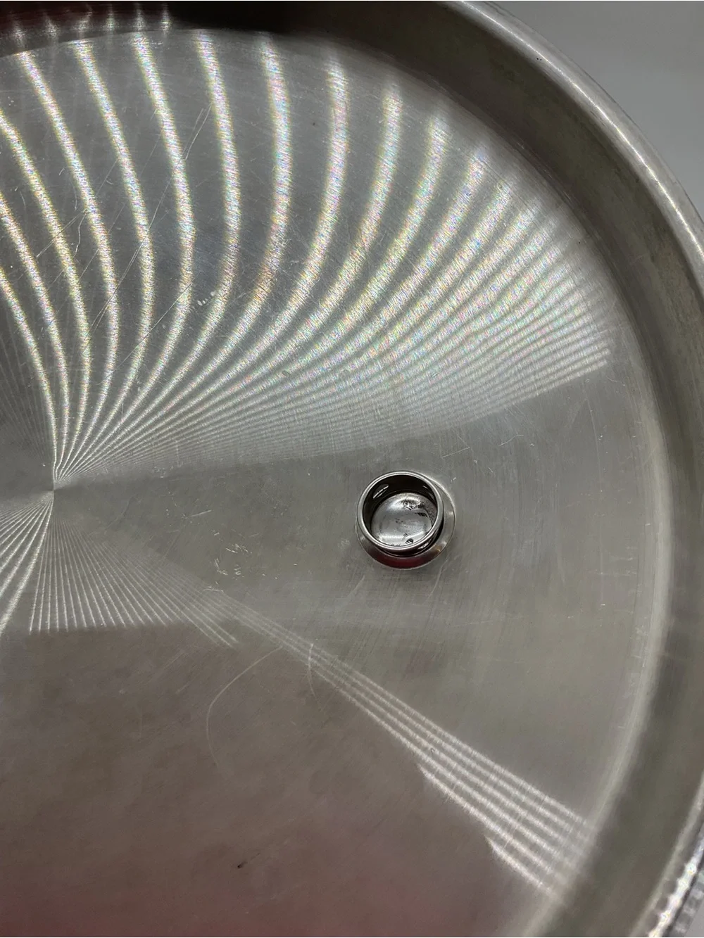 Saladmaster Stainless Steel Frying Pan Lid with Black Knob and Vapo Seal Vent
